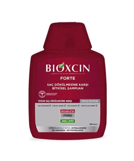شامپو ضد ریزش مو بیوکسین مدل فورته حجم 300 میلی‌لیتر